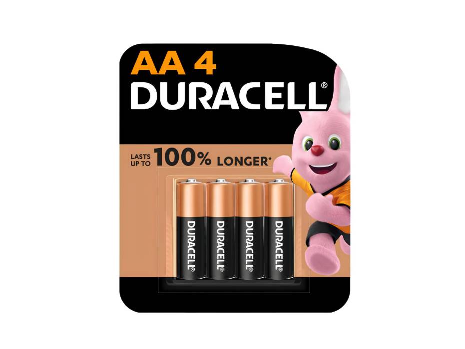 Duracell Alkaline Battery AA 4pcs/pack