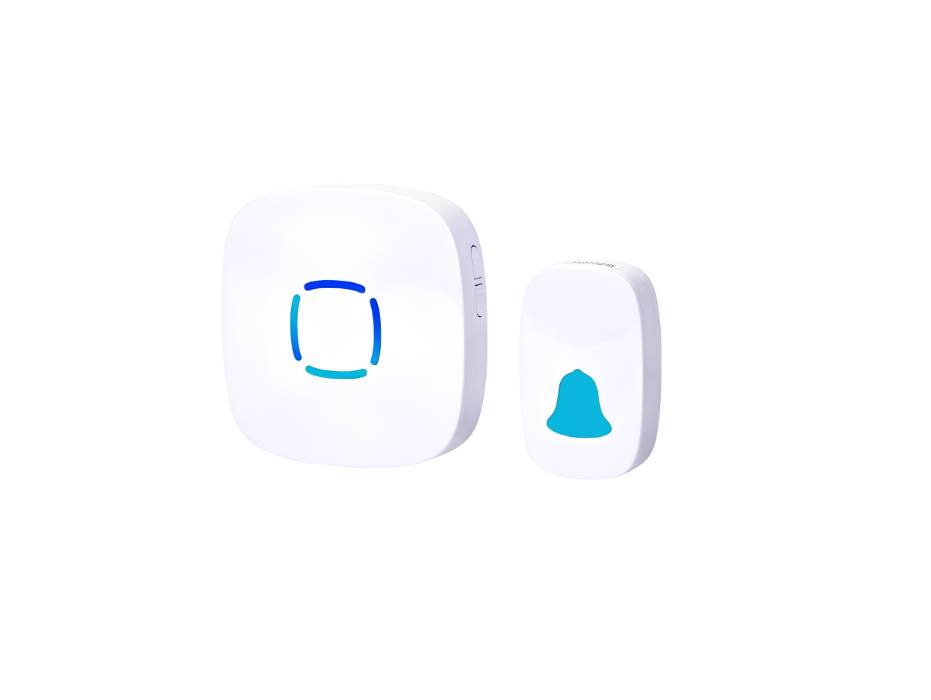 Sky-Touch Wireless Doorbell, Waterproof Wireless Doorbell Kit With 36 Bells And Adjustable Volume; With Sound And Led Home Door Bell Chime (1 Receiver And 1 Pressure Button)