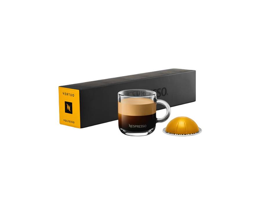 Nespresso Vertuo Voltesso, Biscuity & Light, Intensity 4, 10 Capsules