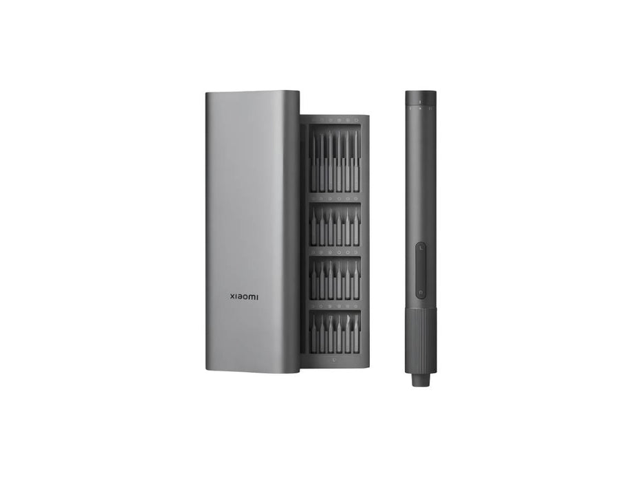 Xiaomi Electric Precision Screwdriver, 2 Speed Adjustable Torque with 24 Screwdriving Bit & Magnetic Container