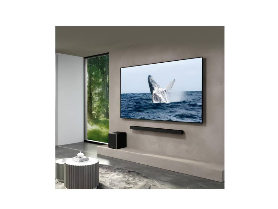 Hisense U5120G 5.1.2ch Premium Sound Bar with Wireless Subwoofer, 510W, Hi-Res Audio, Bluetooth 4.2, 4K HDR Pass Through, Type-C, HDMI ARC/Optical/AUX/USB