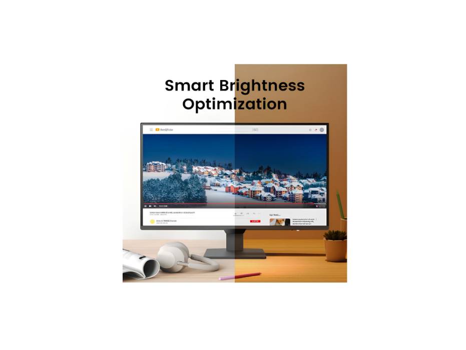 BenQ GW2790Q 27” 2K QHD 100Hz IPS Eye-Care Monitor, HDMI, DP, 2560×1440, Ultra Slim Bezel, Eyesafe, VESA MediaSync, Brightness Intelligence Tech (B.I. Gen2), Low Blue Light+, Eye-CareU