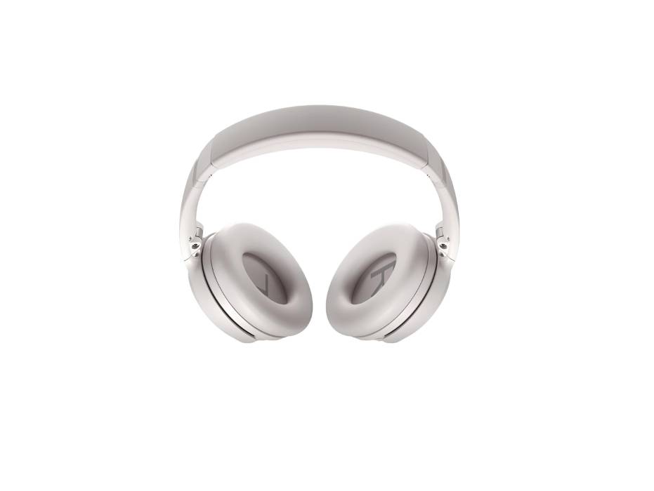 Bose QuietComfort Wireless Noise Cancelling Headphones, Bluetooth Over Ear Headphones with Up To 24 Hours of Battery Life, White