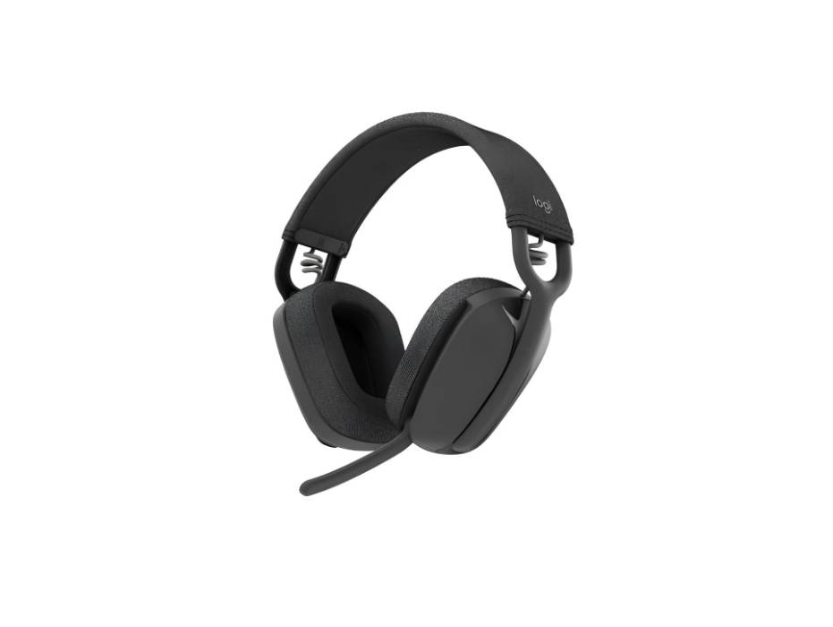 Logitech Zone Vibe 100 Lightweight Wireless Over-Ear Headphones with Noise-Cancelling Microphone