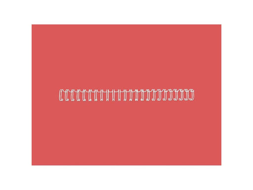 GBC Binding Wire 2:1 8mm, 100/Box, White - Altimus