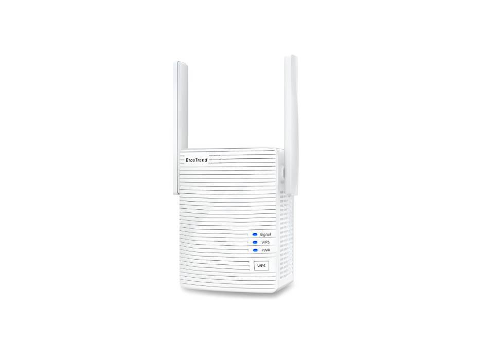 BrosTrend WiFi Extender AC1200 WiFi Booster and Signal Amplifier, 1200Mbps Dual Band, Coverage Up to 1600 sq.ft