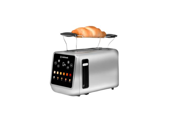 Nutricook 850W Stainless Steel 2 Slice Smart All in One Toaster for Bread with Touch Screen Control