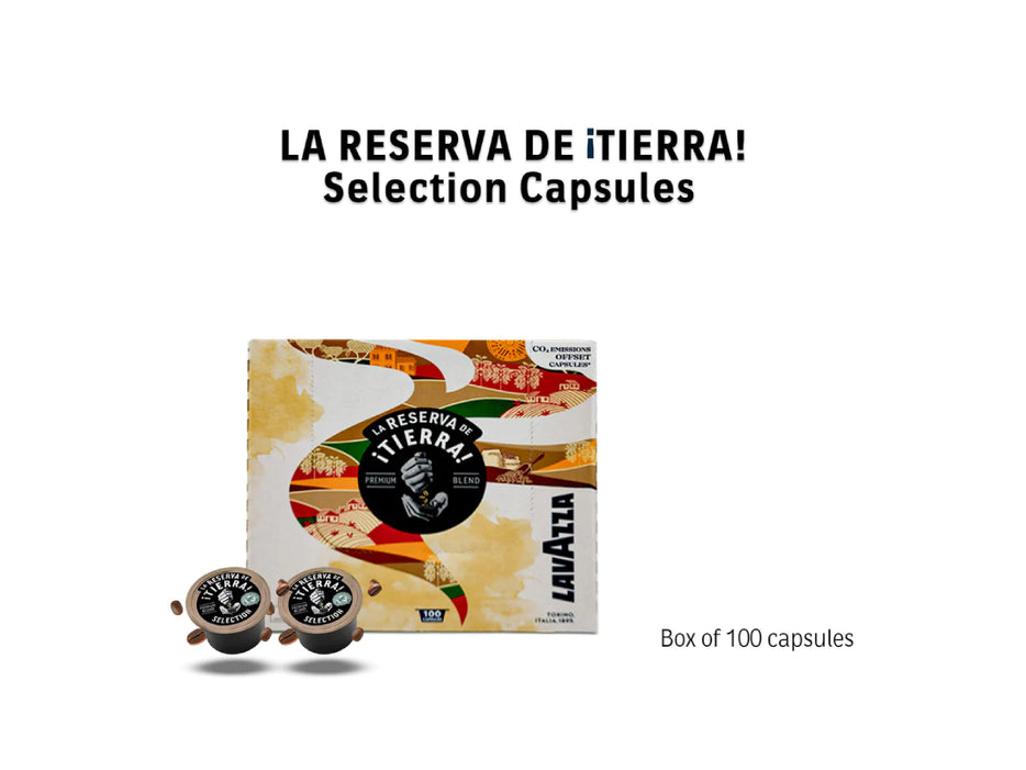 Lavazza La Reserva de Tierra Selection Capsules, Box of 100