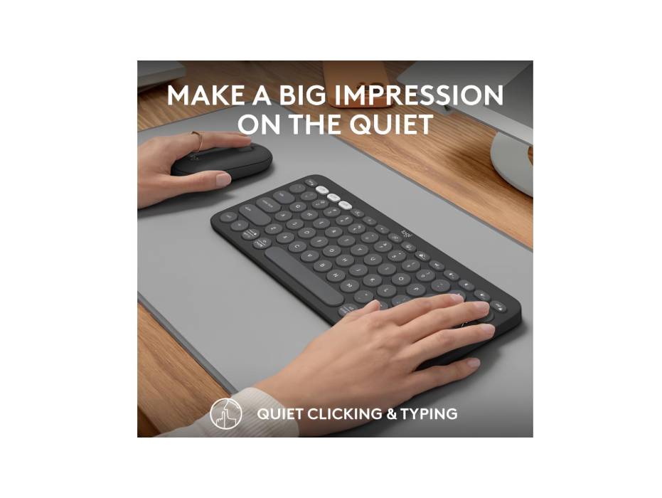 Logitech Pebble 2 Combo, Wireless Keyboard and Mouse