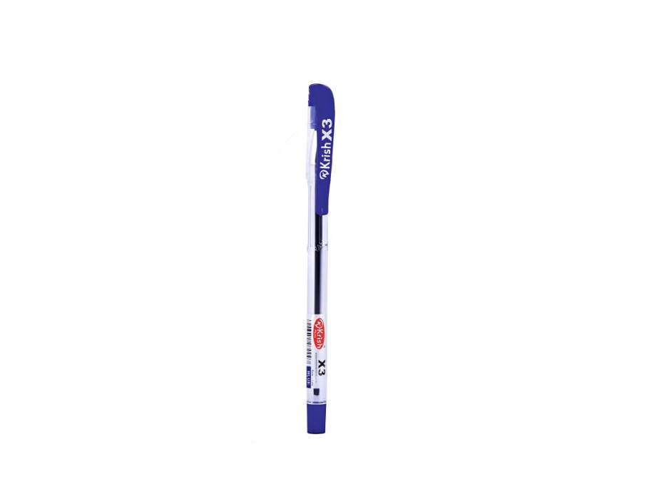 Krish X3 Ball Point Pen 0.7mm Blue, Pack of 50