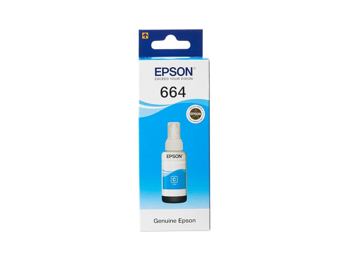 Cartouche d'encre originale Epson 664 Ecotank Cyan ink bottle (70ml) Gris Cyan main image 0