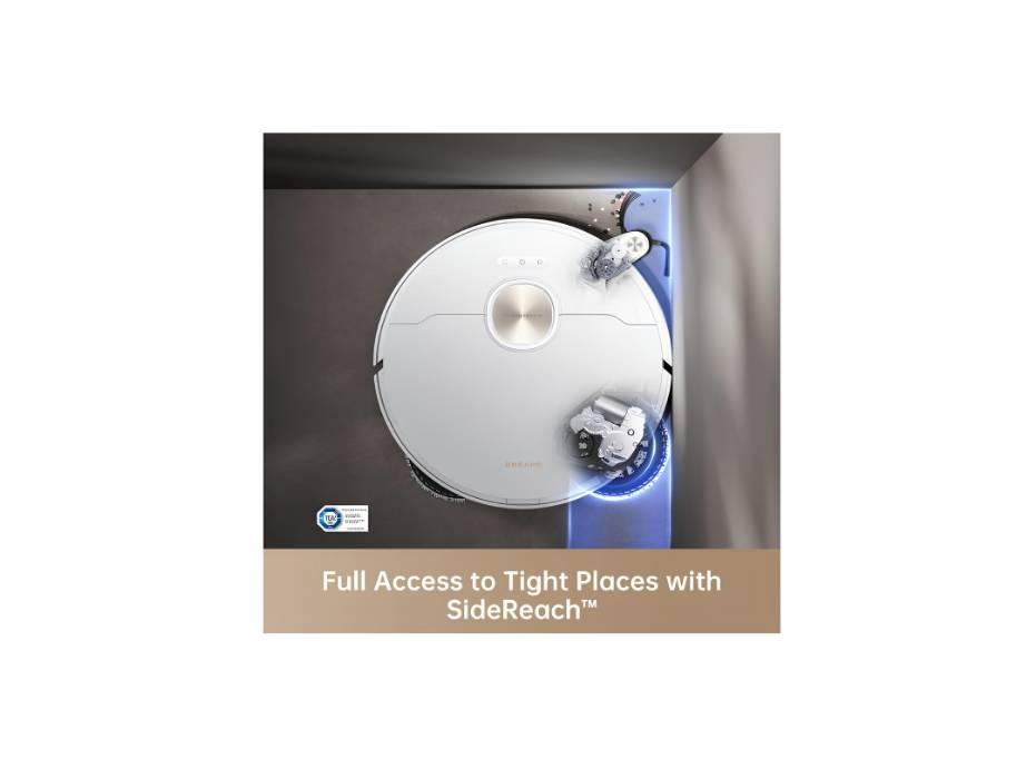 Dreame X40 Ultra Complete Robot Vacuum Cleaner, 12000 Pa Robotic Vacuum with Removable and Lift Mop, Extensive Cleaning with MopExtend technology