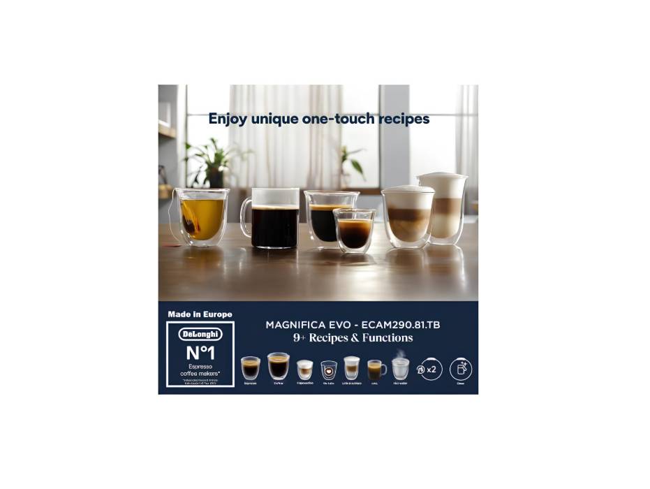De'Longhi Magnifica Evo Automatic Coffee Machine ECAM290.81.TB