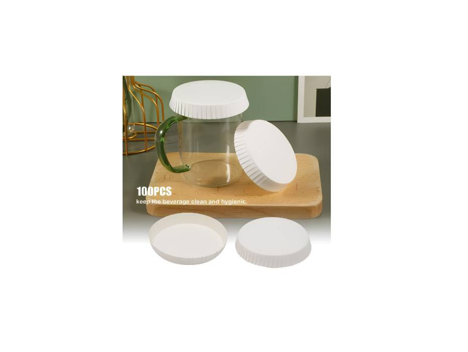 Disposable Paper Cup Covers, 7.5X7.5cm 100pcs/pack