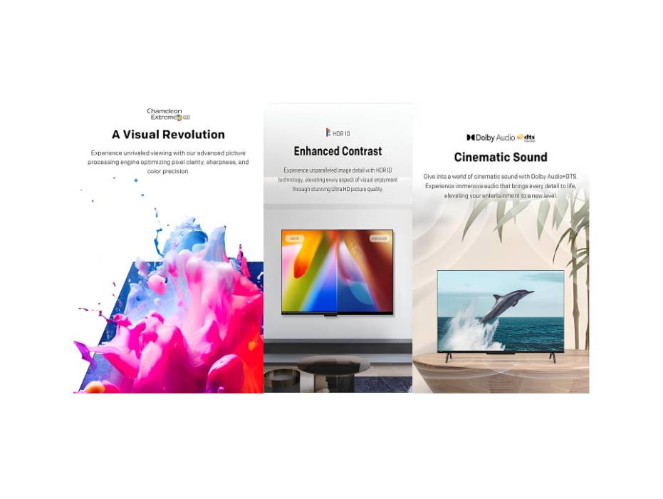 SKYWORTH 60-Inch 4K UHD Smart LED TV – Model 60G6500G, Google TV with Voice Control , HDR10, Dolby Audio, Chromecast Built-in, Netflix & YouTube