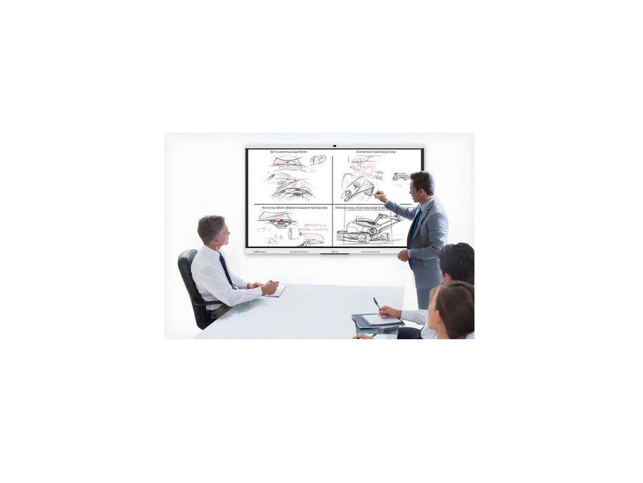 METZ 86" S Series Interactive Flat Panel Display, 4K UHD 60Hz, 400 nits,  48MP Camera, Android 13 & Windows | 86S