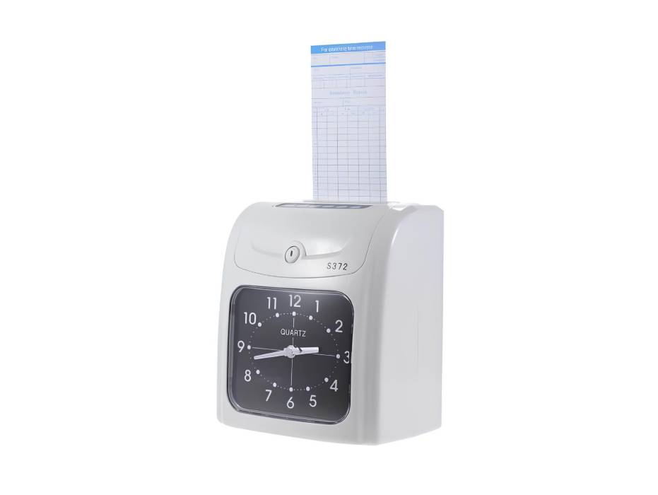Electronic Employee Starter Time Clock Punch Pak, Recorder Attendance Time Card Machine for Office Factory Warehouse
