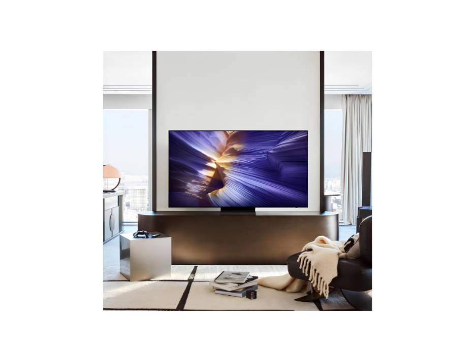 Samsung 77 Inch OLED TV, S90F, 4K, NQ4 AI Gen3 Processor, 4K AI Upscaling Pro, OLED HDR+, Motion Xcelerator 144Hz, Samsung Vision AI Smart TV, QA77S90FAEXZN