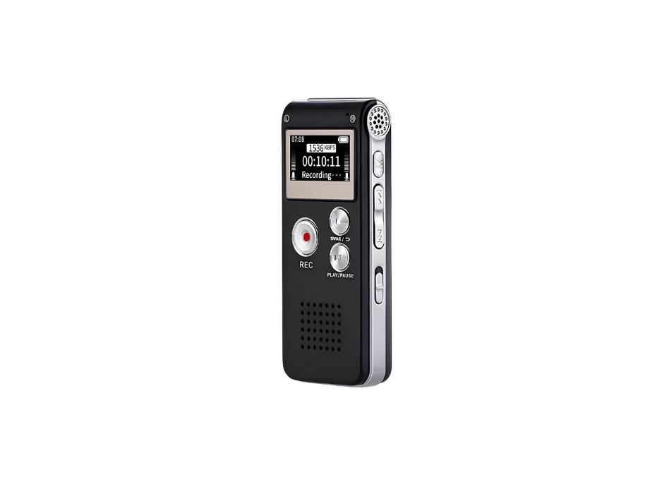 Sunlan Rechargeable Digital 16gb Voice Recorder with MP3 Player