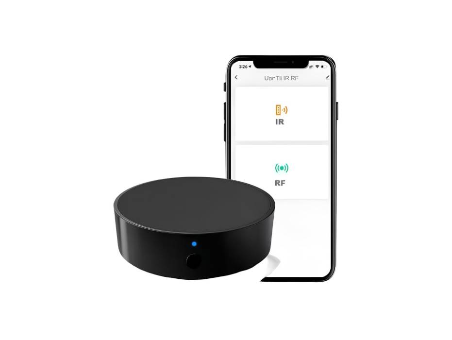 UanTii Tuya Smart IR RF Remote Control WiFi Universal Remote Controller, Smart AC Controller, Support Alexa and Google Home (IR+RF)