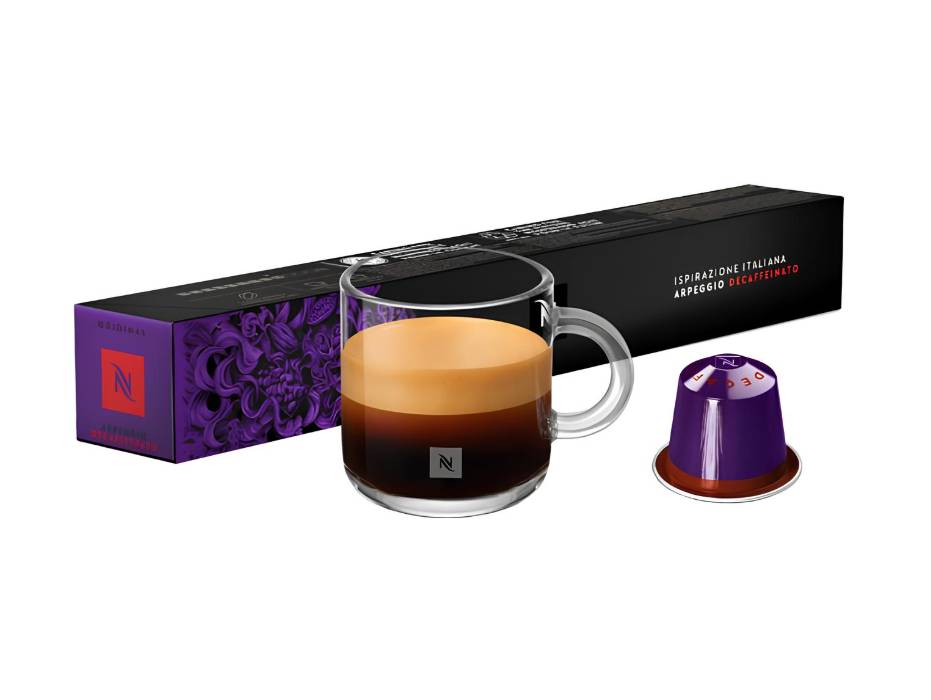 Nespresso Ispirazione Firenze Arpeggio Decaffeinato, Intensity 9, 10 capsules
