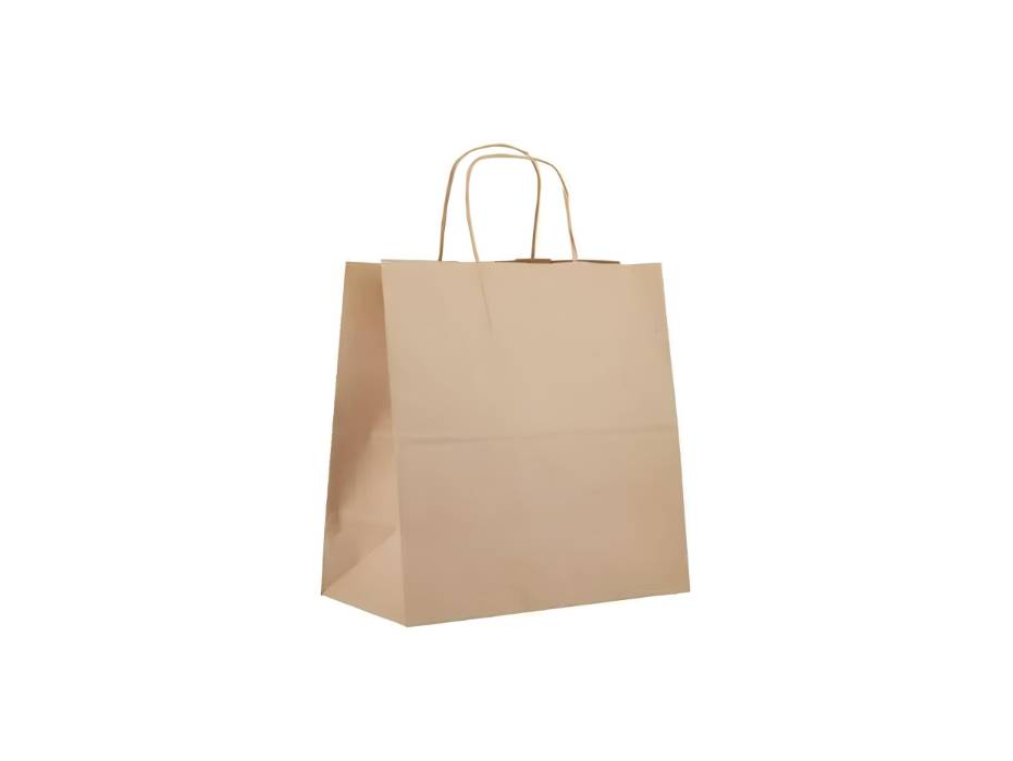 Twisted Handle Kraft Brown 29 x 15 x 29cm Paper Bag - Pack of 25