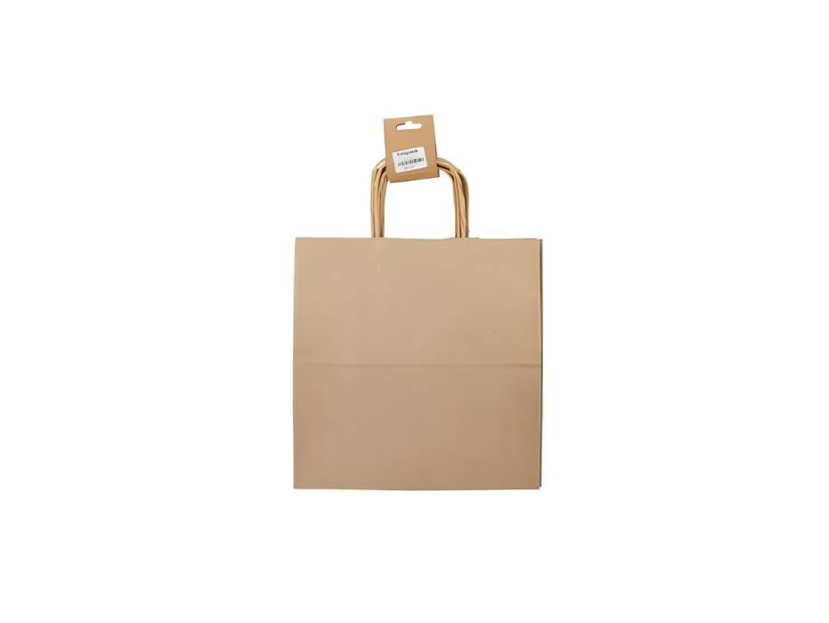 Twisted Handle Kraft Brown 29 x 15 x 29cm Paper Bag - Pack of 25