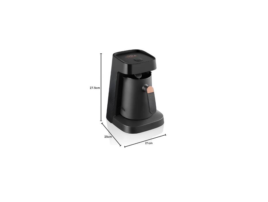 Okka Turkish 400w Coffee Maker, 5 Cups