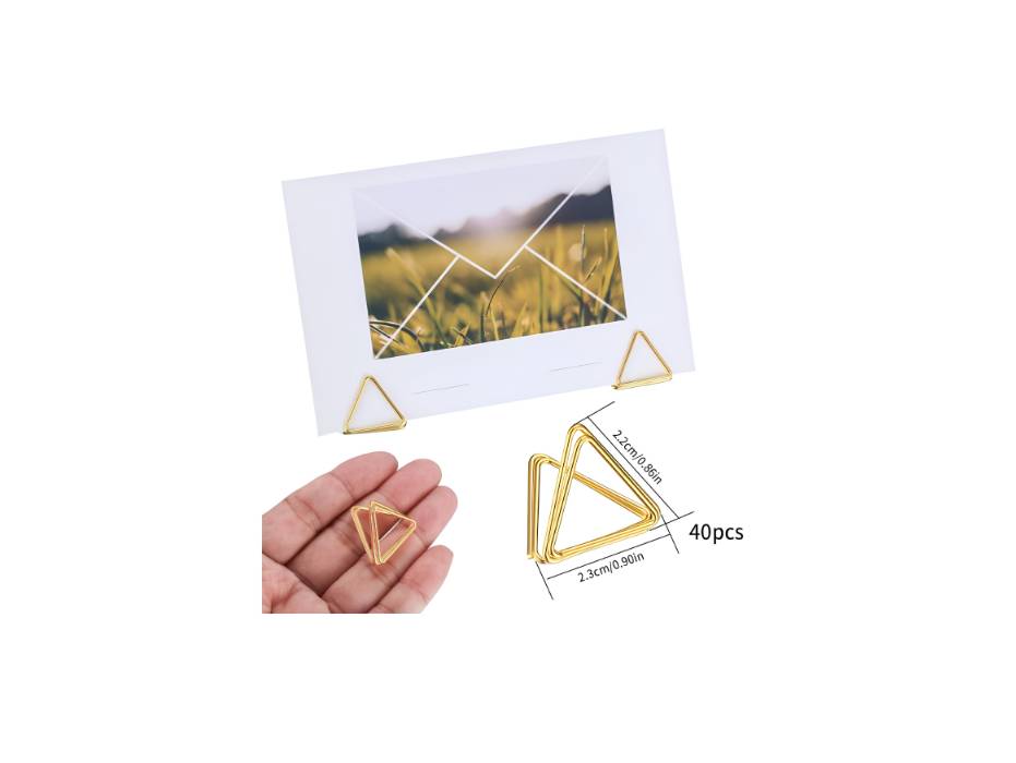 Triangular Place Card Holders - Pack of 40