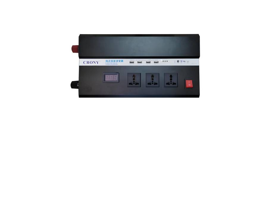 Crony 4500W Inverter with Display Screen DC 12V to AC 220V-240V Car Converter Adapter with 4 USB