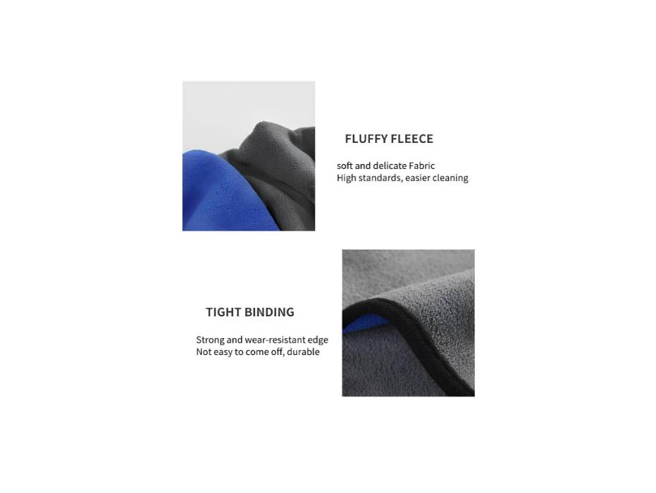 Microfiber Cleaning Cloth for Car Cleaning/Polishing Cloth, 2pcs 30X30cm, 2pcs 30X60cm,Soft Reusable