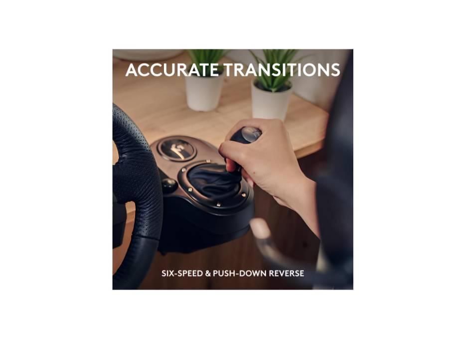 Logitech G29 Driving Force Racing Wheel And Floor Pedals and Driving Force Racing Shifter For G29 And G920 Driving Force Racing Wheels, Black