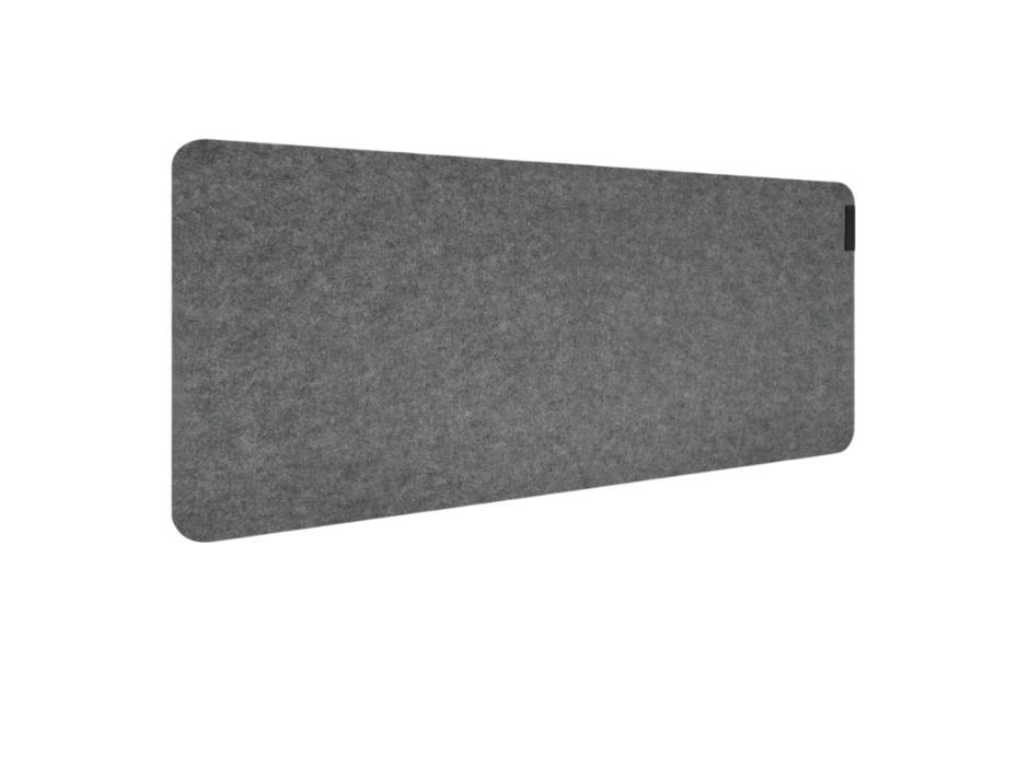 EXCOVIP Large Felt Desk Mat for Keyboard and Mouse, (90cm x 40cm) Grey
