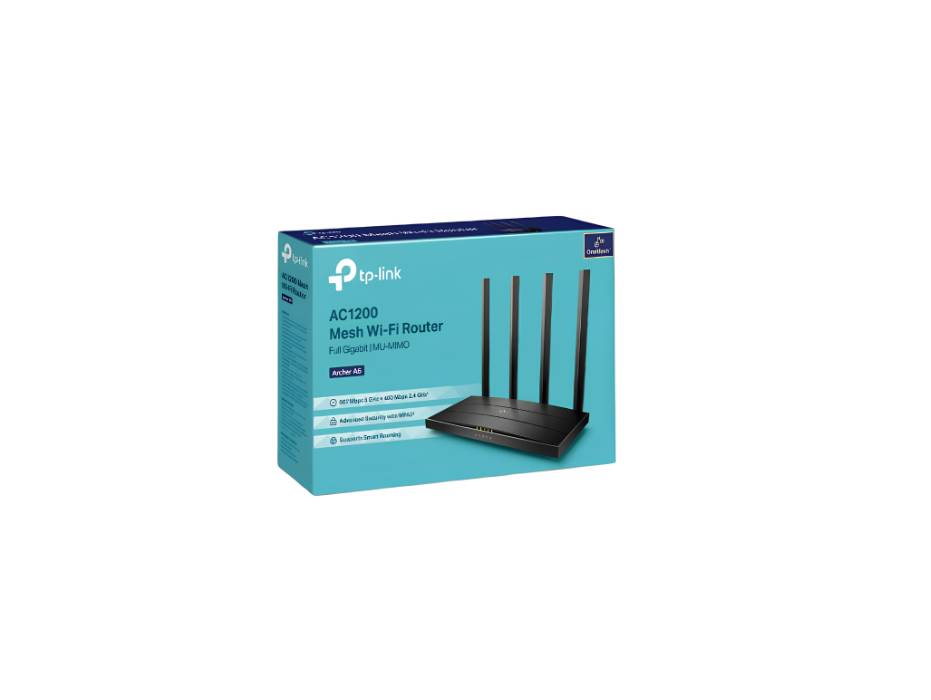 TP-Link AC1200 Archer A6 Smart WiFi, 5GHz Gigabit Dual Band MU-MIMO Wireless Internet Router