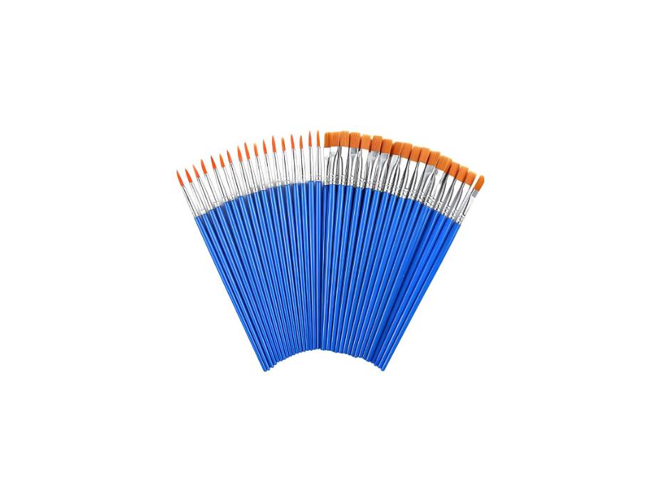 Minta Paint Brushes Set - Set of 60