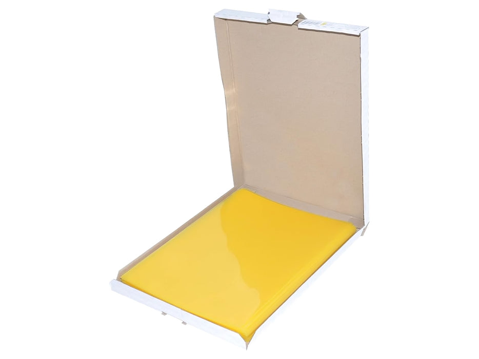 Durable Clear L-Folder A4, 50/pack, Yellow