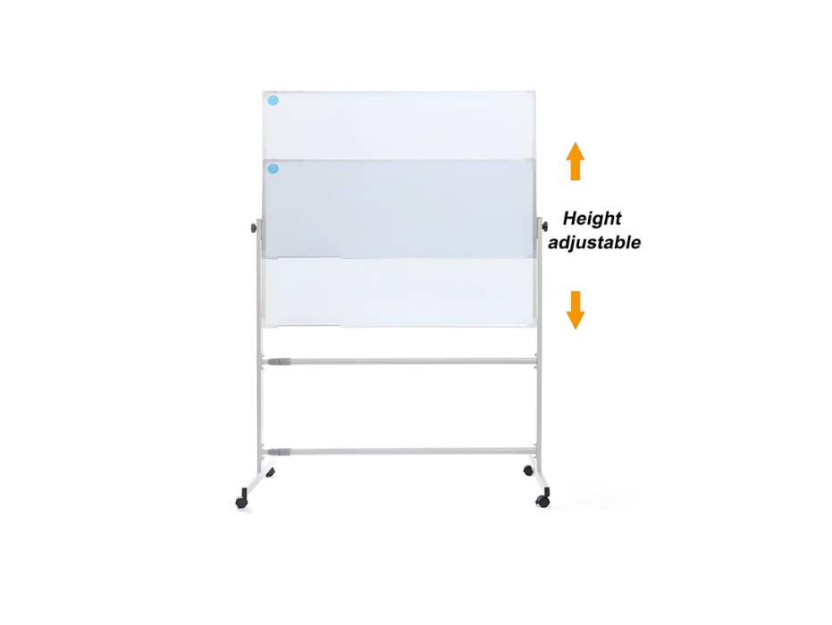 MAXHID Movable Stand for 90x120cm Whiteboard, Angle Height Adjustable Dry Erase Board Stand, for School Office Home, Stand Only