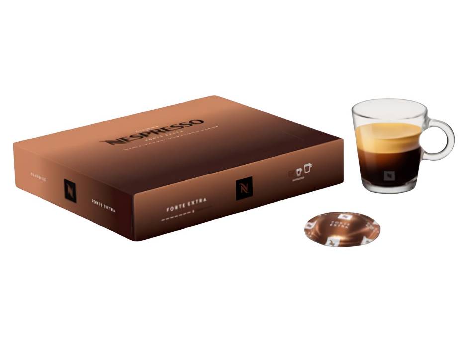 Nespresso Professional Forte Extra, Caramel, Cereal, Intensity 8, 50 ...