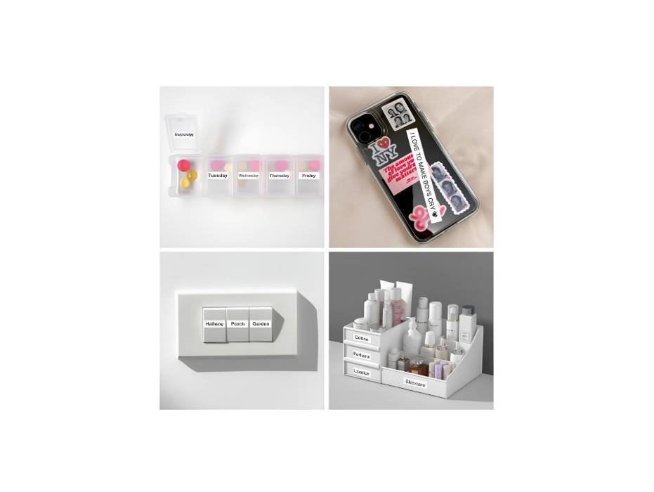 SUPVAN E10 Bluetooth Label Maker Machine, Versatile App with 35 Fonts and 1k+ Icons, Inkless Labeler