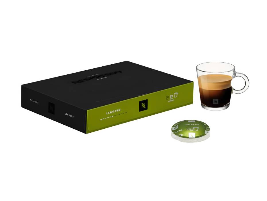 Nespresso Professional Leggero, Cocoa and Toasted Cereal, Intensity 6, 50 Capsules/Box