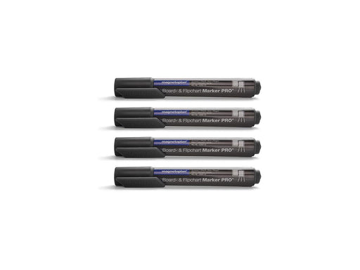 Magnetoplan COP 1228112 Dry Erase White Board Marker, Black (Pack of 4) - Altimus