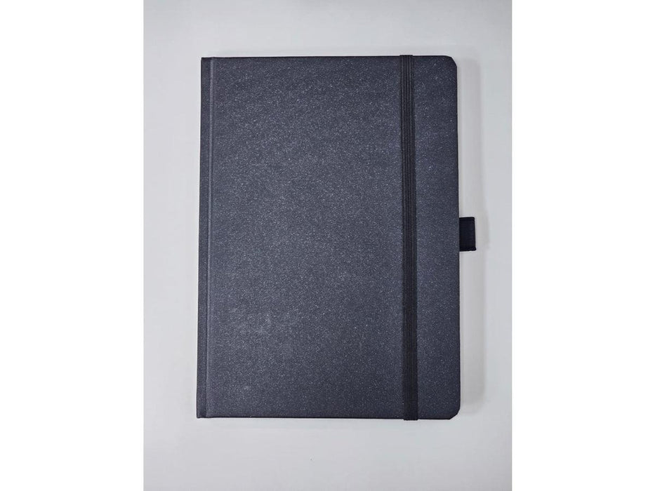 Hard Cover Notebook With Elastic Band A5, Black - Single Line (FSNBHCA5100E01) - Altimus