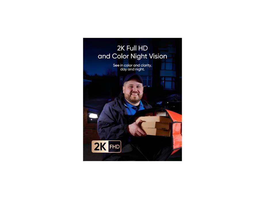 eufy Security Video Doorbell E340 (Battery Powered), Dual Cameras with Delivery Guard, 2K Full HD and Color Night Vision