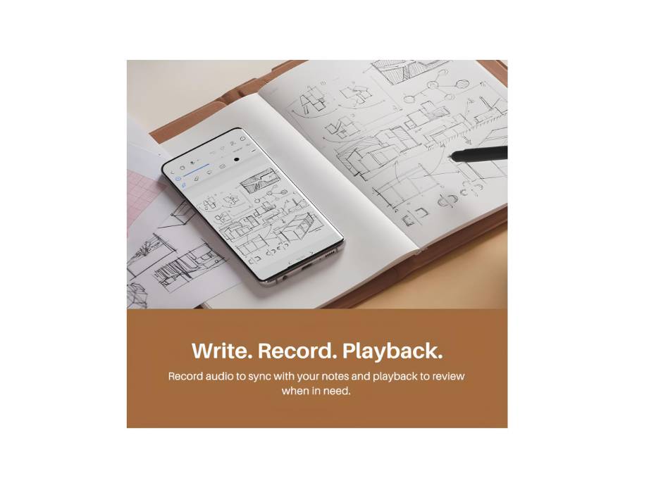 HUION Note 2-in-1 Digital Notebook Drawing Tablet With Battery-free Pen, Bluetooth Wireless Paper Tablet Electronic Writing Pad for Note-taking, Digital Art & Meeting, Refillable A5 Notepad, 9.5x7inch