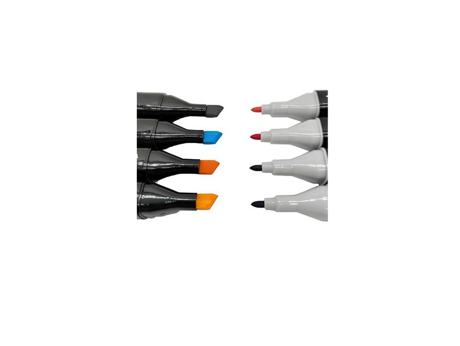 Touch Graphic Professional Design Art Twin Tip Marker Pen, with Bag, 80 Colors