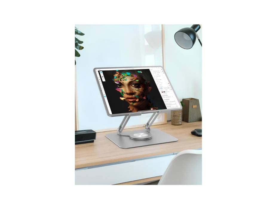 Laptop Stand 360° Rotating, Aluminum up to 16''