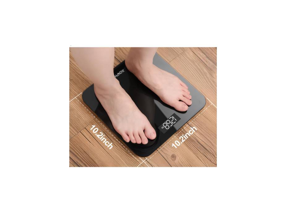 RENPHO Digital Weighing Scale High Precision Sensors Accurate Weight Machine LED Display, Core 1s, 180kg - Black