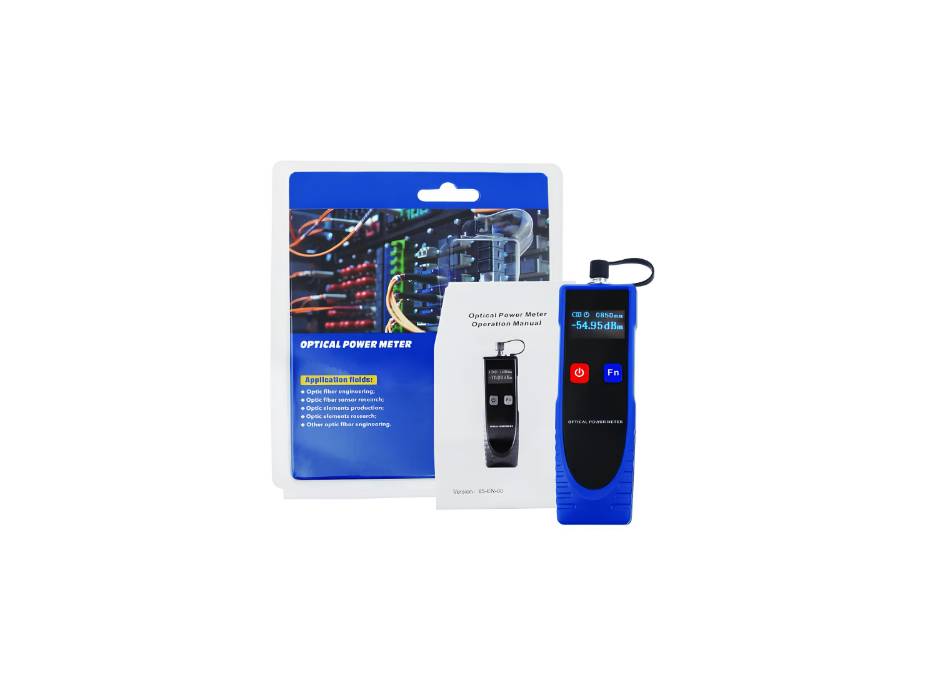 GAIN EXPRESS Portable Fiber Optic Digital Power Cable Tester,-70~6dBm with 6 Optic WaveLength and FC Converter for FC/SC/ST