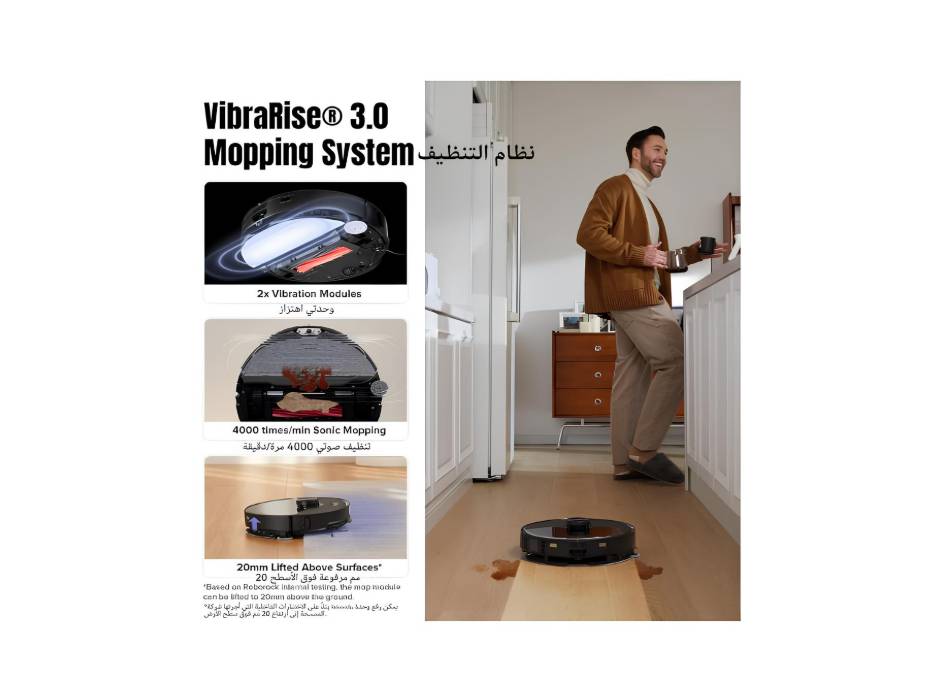 Roborock S8 MaxV Ultra Robot Vacuum & Sonic Mop, 10000 Pa Suction, Deep Cleaning, Hot Air Self-Drying, Auto Empty & Refill intelligent robot vacuum cleaners