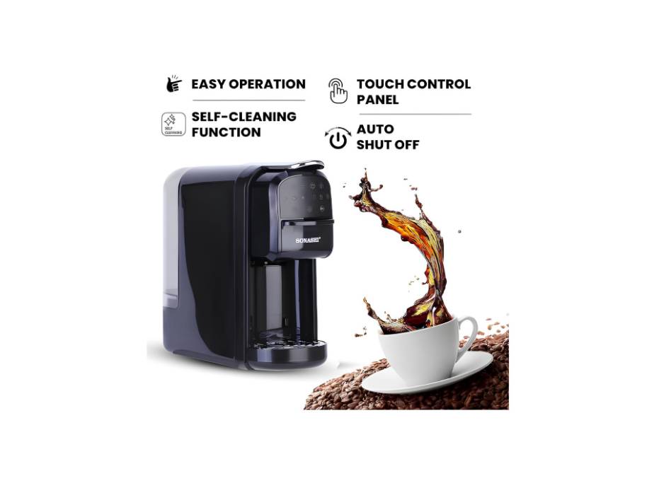 Sonashi SCM-4985 3 in 1 Multi-Capsule Coffee Machine
